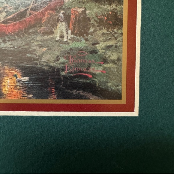 Thomas Kinkade End of Perfect Day II  Print Matted Lithograph Size 11 x 14 inch - Picture 5 of 6